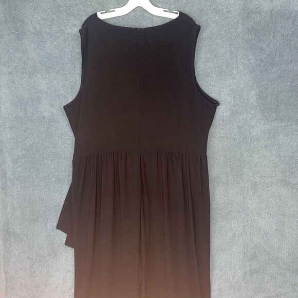 Tiana B Womens Jumpsuit Size 22W Wide Leg Minimalist Capsule Elegant Workwear - Picture 12 of 14